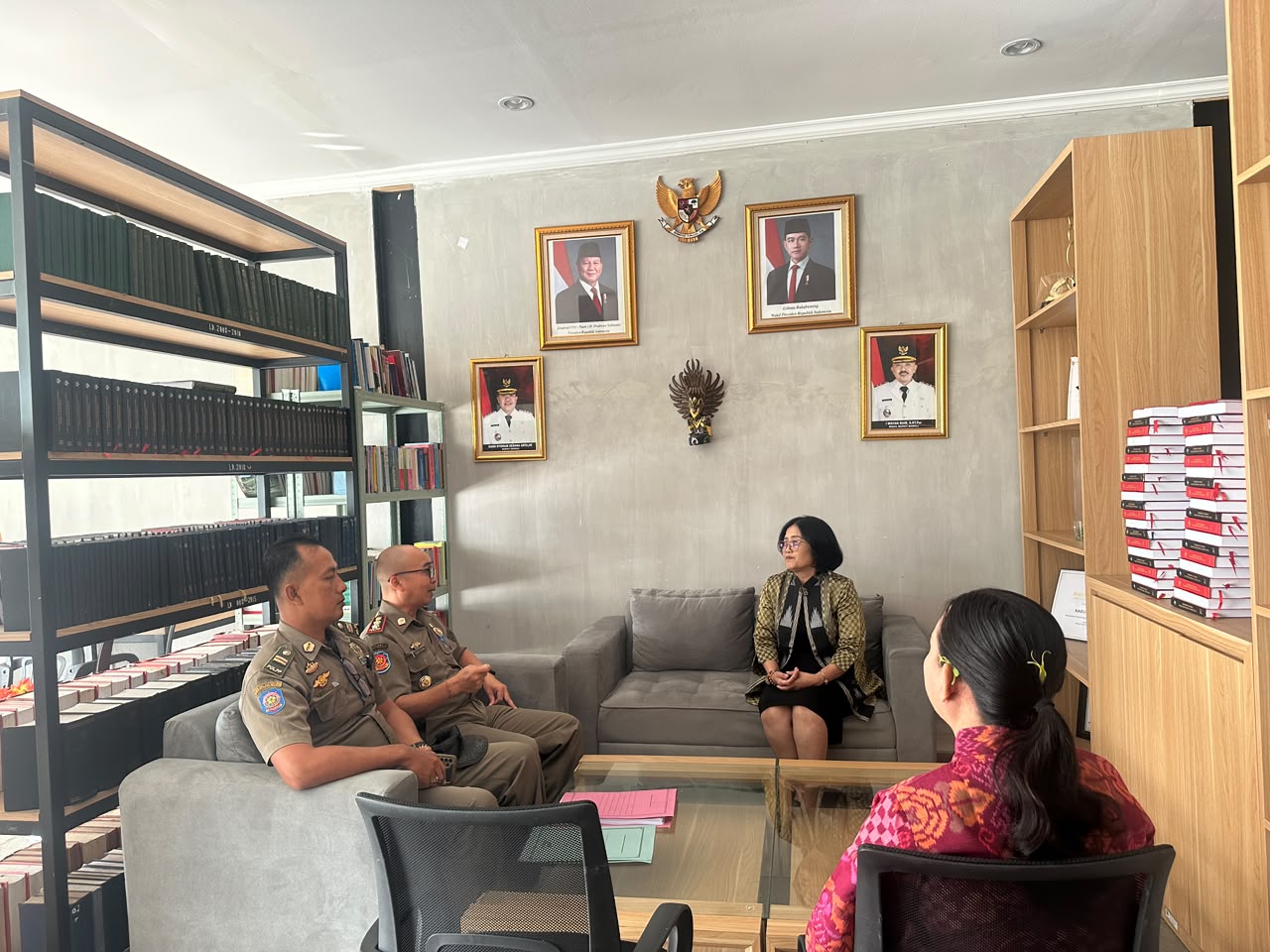RAPAT KOORDINASI DENGAN SATPOL PP 
